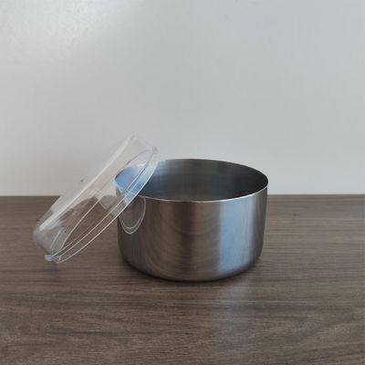 Manteigueira Para Pote 350g Porta Manteiga Inox Redonda Com Tampa Vision Forma