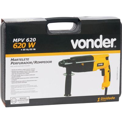 Martelete Perfurador e Rompedor 220V Vonder 620W MPV 620