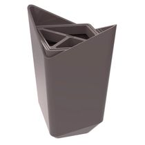 Porta Escova De Dentes Cinza Tornado Prisma Crippa Banheiro Pia Lavabo