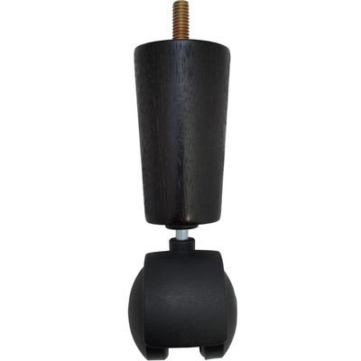 Conjunto 6 Pe De Cama Box Solteiro Baú Rodizio Para Moveis