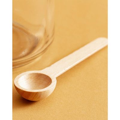 Conjunto 4 Pote Porta Temperos de Vidro Tampa de Rolha 240ml Colher de Bambu Lyor