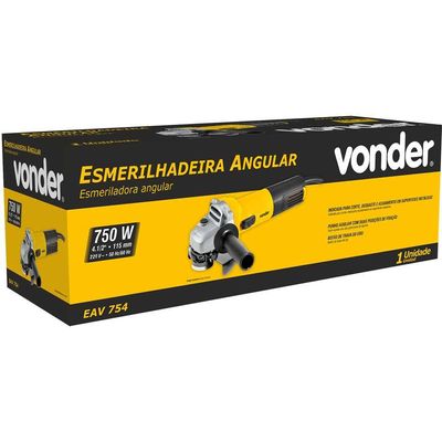 Esmerilhadeira angular 41/2" 750 W 220 V~ EAV 754 VONDER