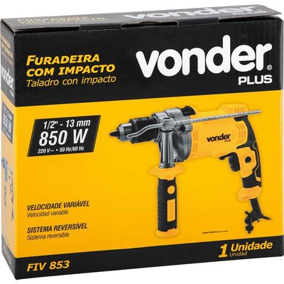 Furadeira com impacto 1/2" 850 W FIV 853 220 V~ VONDER PLUS