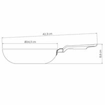 Frigideira Funda Alumínio Vermelha 2,2L Tramontina 24cm Turim Antiaderente Starflon Max