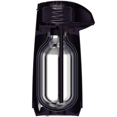 Garrafa Térmica Tramontina Exata 1L para Café Água Chá em Plástico com Ampola de Vidro Preta