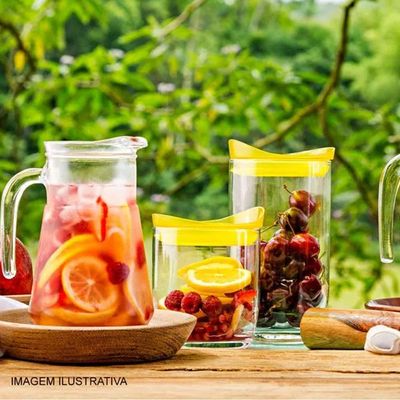Jarra Bar Sempre Sucos ou Drinks 1,5l Nadir Figueiredo Vidro Transparente