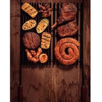 Grelha Tramontina 74x44cm Churrasco Black Grelhados Aço Carbono Nitrocarbonetado Durprotec