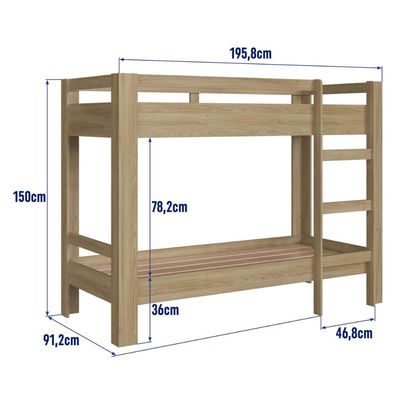 Beliche Infantil Slim Aveiro Oak