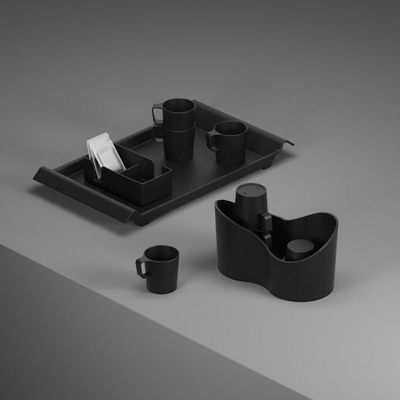Bandeja Plástica Grande Servir Self Service 45x29cm Restaurante Fast Food Cozy Coza