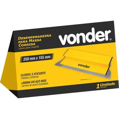 Desempenadeira para massa corrida 25 cm VONDER