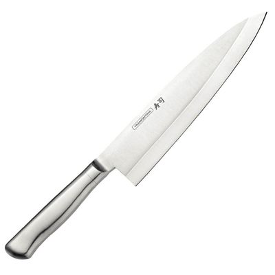 Faca Deba Tramontina Sushi Diamond Chef Comida Japonesa 8' Lâmina e Cabo em Aço Inox