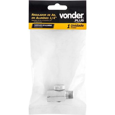 Regulador de ar em alumínio 1/4" VONDER PLUS