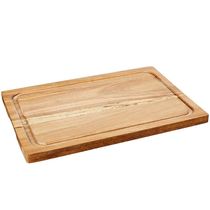 Tábua de Madeira para Carne Churrasco Tabuleiro de Corte para Cozinha 24x34cm Simonaggio