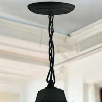Kit 12 Pendentes 37cm Luminárias Pretas de Teto Vintage Bivolt Decoração