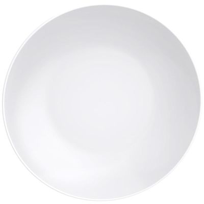 Kit 12 Pratos Fundos Tramontina de Porcelana Brancos 22cm So