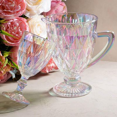 Kit 30 Taças de Vidro Furta Cor 325ml Diamond Lyor Drinks Restaurante Hotel
