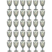 Kit 30 Taças de Vidro Furta Cor 325ml Diamond Lyor Drinks Restaurante Hotel