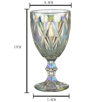 Kit 30 Taças de Vidro Furta Cor 325ml Diamond Lyor Drinks Restaurante Hotel