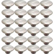 Kit 24 Puxadores de Móveis 200 Tucson Pontos Níquel Escovado