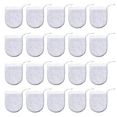 Kit 20 Unidades Filtros para Bomba de Chimarrão Nylon com Cordão para Amarrar Bortonaggio