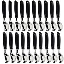 Kit 20 Colheres Conchas para Açaí Sorvete Pegador Tramontina Zamak 21cm