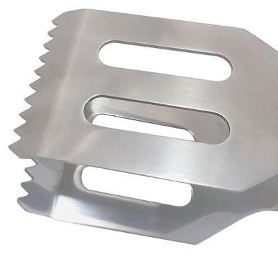 Kit 5 Pegadores de Churrasco Inox 40cm Restaurante Churrascaria Grelha Cabo Madeira
