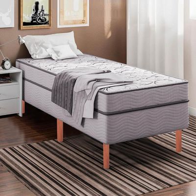 Kit 6 Pés De Madeira 20cm Pe Para Cama Box Solteiro Pés Para Móveis Pé Palito Mel
