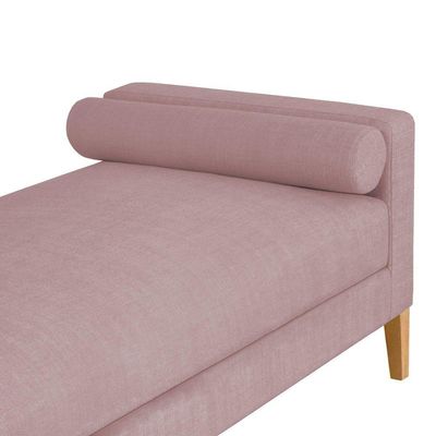 Recamier Berlim 1,20m Suede Rose - Inova Decorações
