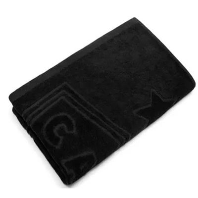 Toalha Social Academia e Mão Buettner Jacquard Veludo Futebol Atletico Mineiro 33cmx50cm Preto