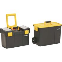 Caixa para ferramentas plástica com rodas 460 cm x 260 cm x 625 cm CRV 0300 VONDER