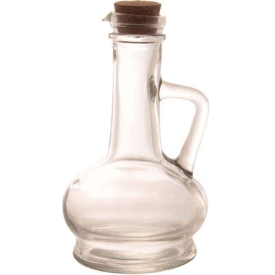 12 Porta Condimentos de Vidro 230ml Tampa Rolha para Azeite e Vinagre Galheteiros Potes Lyor