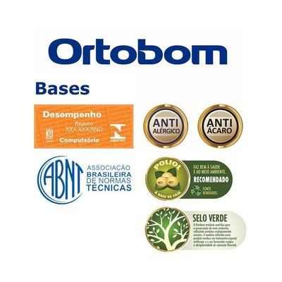 Base Sommier Marrom Casal (138X188X23) - Ortobom