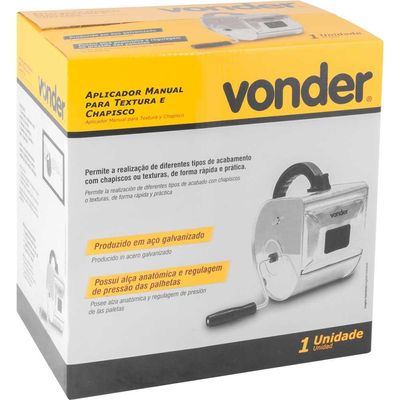 Aplicador manual para textura e chapisco VONDER