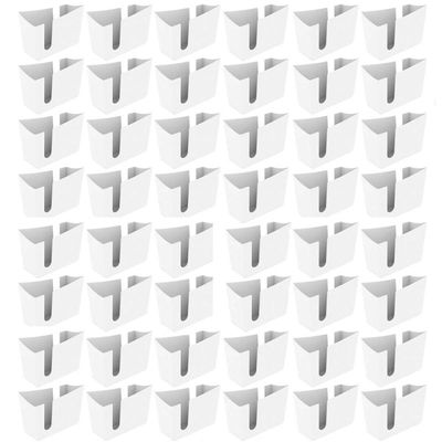 Kit 48 Suportes Porta Guardanapos de Mesa Trio Crippa Branco Lanchonete Restaurante