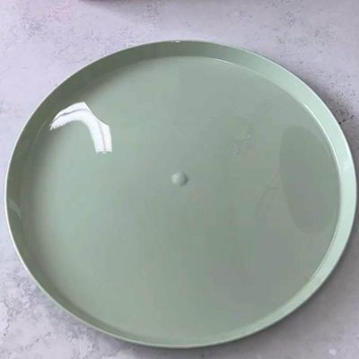 Kit 48 Bandejas Redondas 34cm Verde Menta Buffet Crippa Bubble Eventos