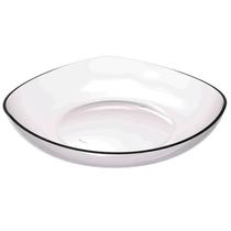 Kit 3 Cestas para Frutas Verduras Fruteira de Mesa Transparente 3,5L Trio Crippa Bancada