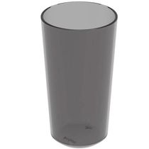 48 Copos Alto Crippa 500ml Plástico Fumê Escolar Refeitório Lanche Restaurante