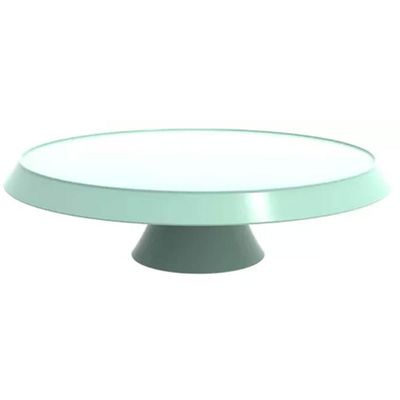 3 Cúpulas Plástico 30cm Bolos Tortas Doces Pratos Verde Menta Bubble Crippa