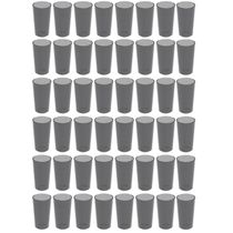 48 Copos Alto Crippa 500ml Plástico Fumê Escolar Refeitório Lanche Restaurante