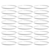 24 Bandejas Redondas para Servir 34cm Brancas Restaurante Bar Lanchonete Crippa