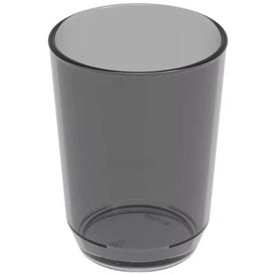 12 Copos Crippa 500ml Plástico Fumê Suco Água Bebidas Escolar