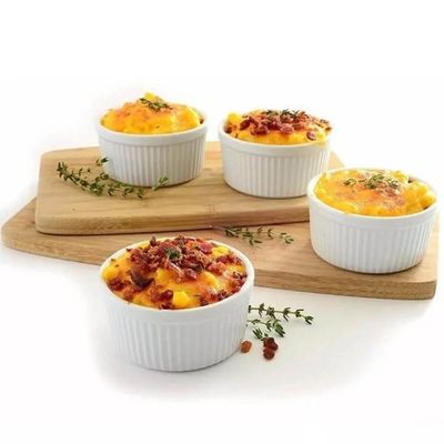 12 Ramekins Brancos 220ml Molheira Sobremesa Petiscos Uno Coza Restaurante Lanchonete