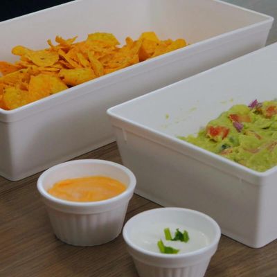 Kit 6 Travessas 3L Fundas Refratários GN 1/3 Para Servir Coza Plásticas Buffet