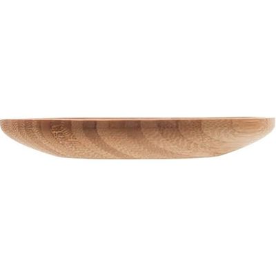 Kit 6 Pratos de Bambu 11cm Petiscos Aperitivos Entradas Mesa