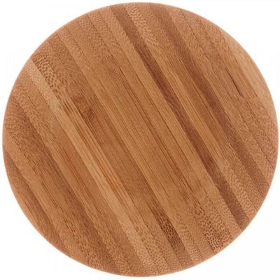 Kit 6 Pratos de Bambu 11cm Petiscos Aperitivos Entradas Mesa