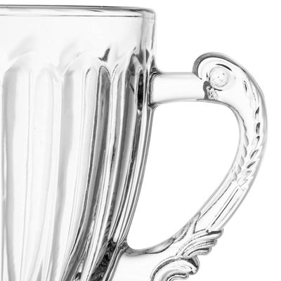 24 Xícaras Café Chá 200ml Mini Taças Cristal Lyor Cafeterias