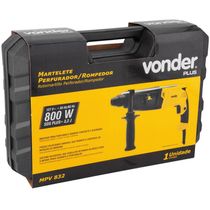 Martelete Perfurador Rompedor 127V Vonder Industrial 800W SDS Plus Velocidade Variável