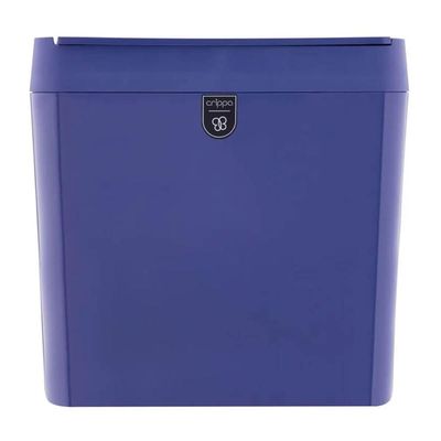 Lixeira Pequena 5L Azul Madrugada Crippa Cozinha Pia Escritório Retangular
