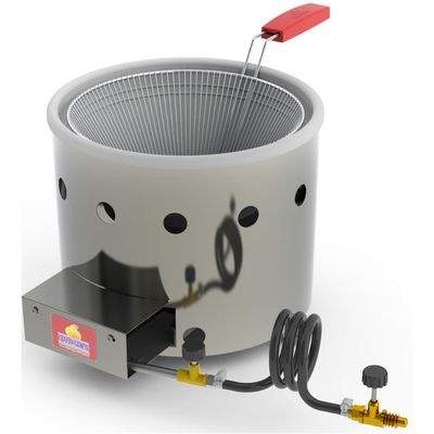 Fritadeira Tacho 3 Litros a Gás Aço Inox Frituras Salgados
