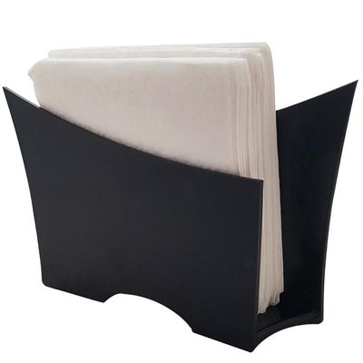 Kit 30 Suportes Porta Guardanapos De Papel Para Mesa Uz Preto